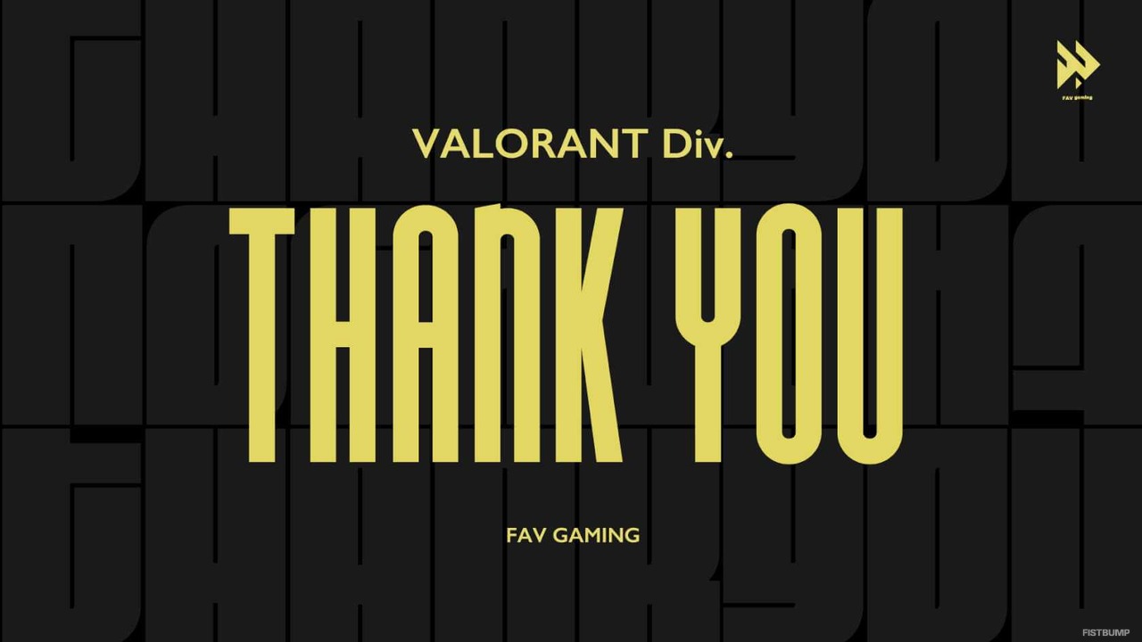 FAV gaming『VALORANT』部門が2025年2月末で活動休止―4年半の歴史に幕、ユースチームは引き続き活動へ