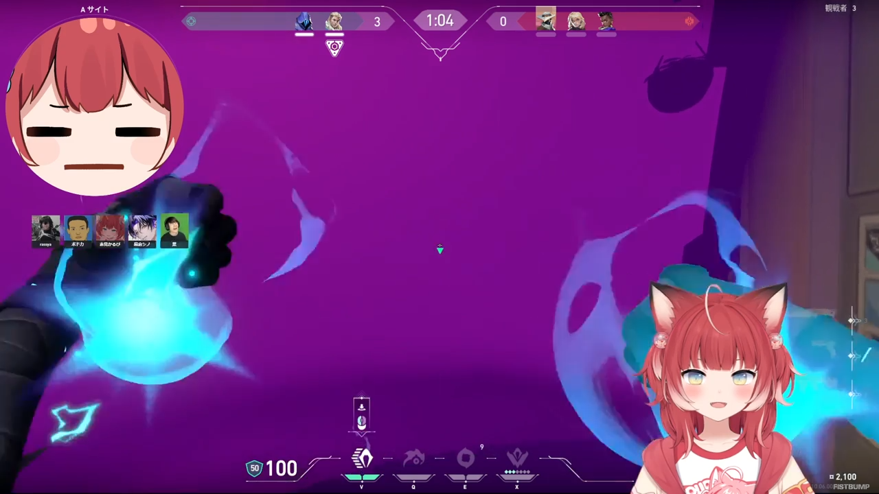 赤見かるびが久々にボドカらと『VALORANT』をプレイ…伝説的なシュラウドステップも飛び出す