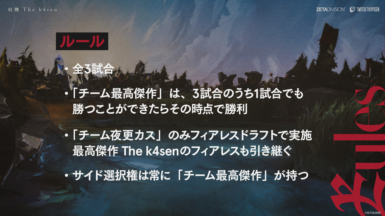 「最高傑作 The k4sen」は化け物世代の優勝！と思いきやサプライズで「収穫 The k4sen」が開幕！k4sen、SHAKA、葛葉らが“最高傑作”を刈り取るために動き出す