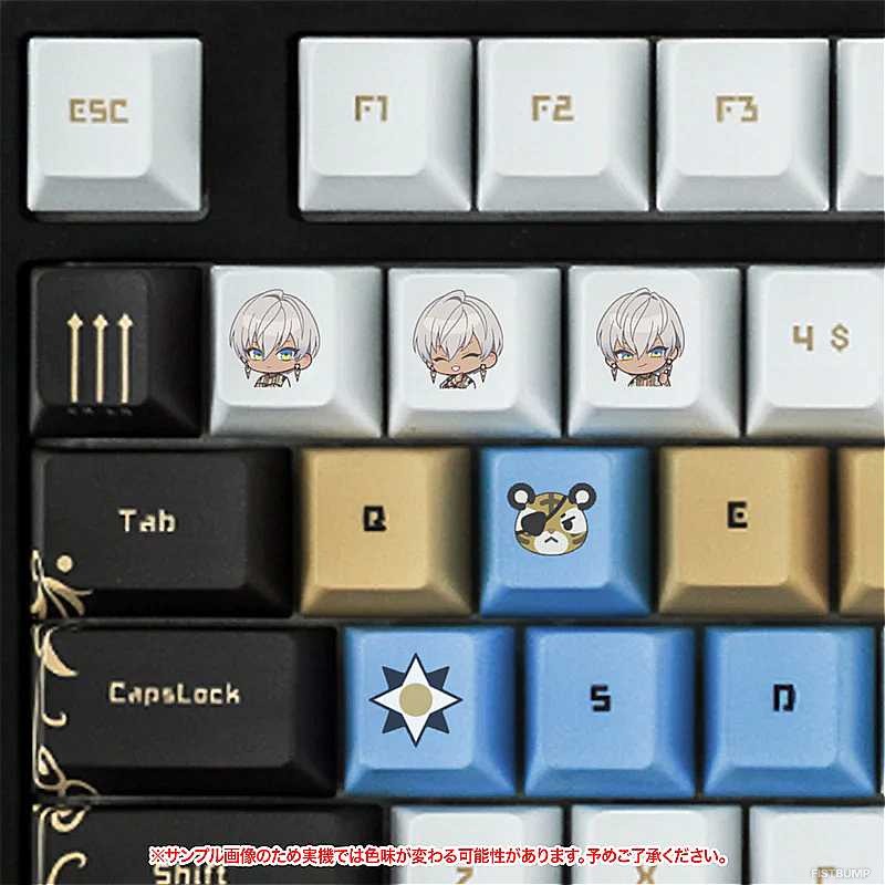葛葉、叶、イブラヒムらのキーボード、キーキャップ、マウスパッドが登場！にじさんじ × ふもっふコラボゲーミングデバイス予約受付開始