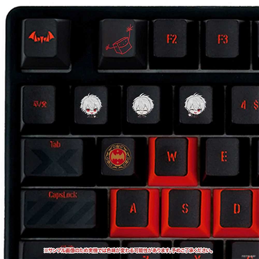 葛葉、叶、イブラヒムらのキーボード、キーキャップ、マウスパッドが登場！にじさんじ × ふもっふコラボゲーミングデバイス予約受付開始