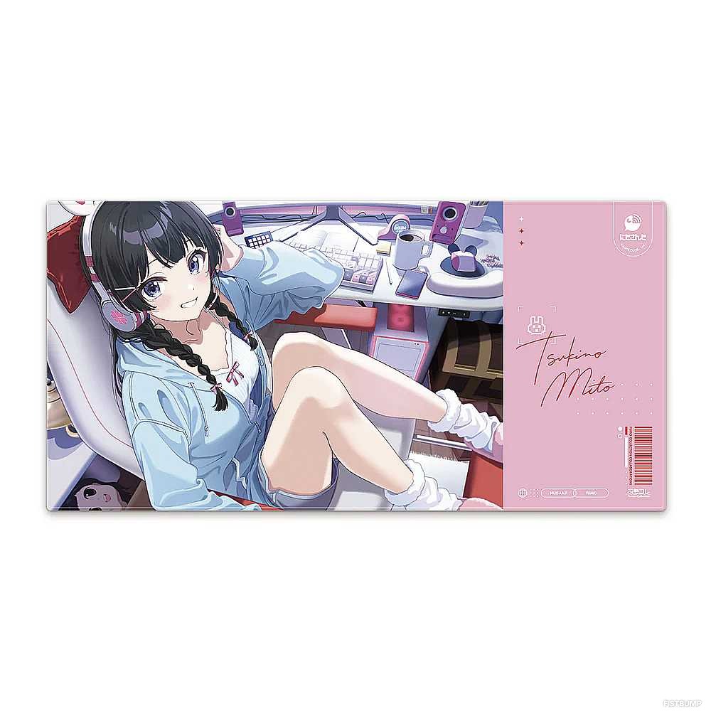 葛葉、叶、イブラヒムらのキーボード、キーキャップ、マウスパッドが登場！にじさんじ × ふもっふコラボゲーミングデバイス予約受付開始