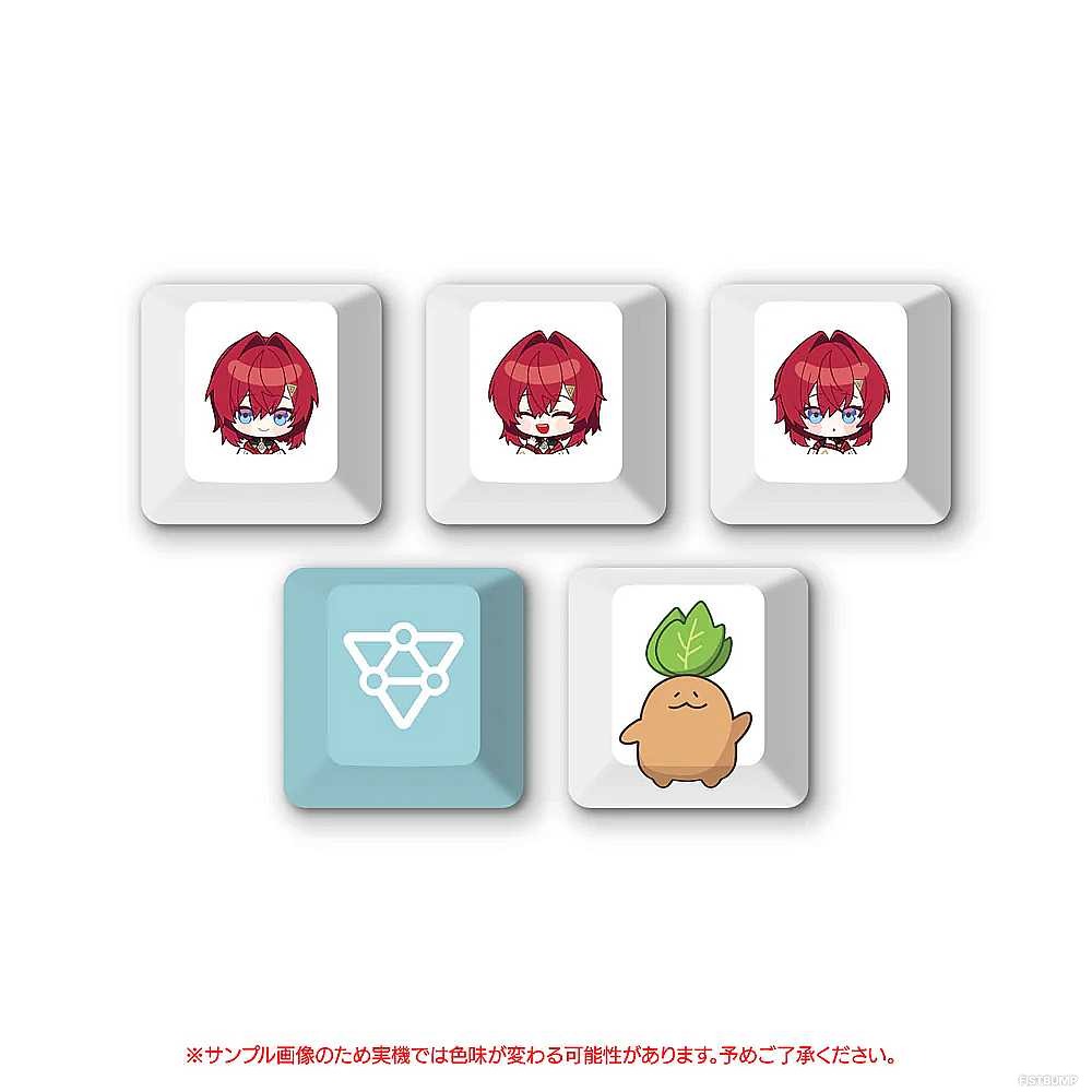 葛葉、叶、イブラヒムらのキーボード、キーキャップ、マウスパッドが登場！にじさんじ × ふもっふコラボゲーミングデバイス予約受付開始