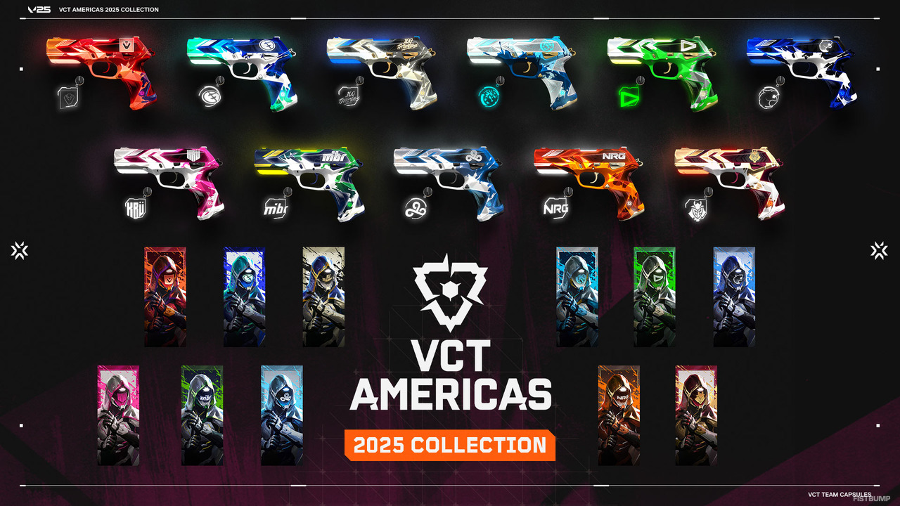 VCTチームスキンの売上ランキングが公開―T1、EDG、TH、LEVがそれぞれ首位、日本チームもランクイン
