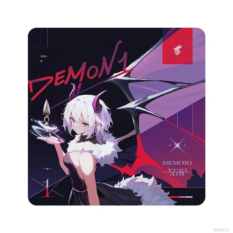 Yuki AimとDemon1のコラボマウスパッドが発売！布・ガラスの2種展開―Demon2になれるかも