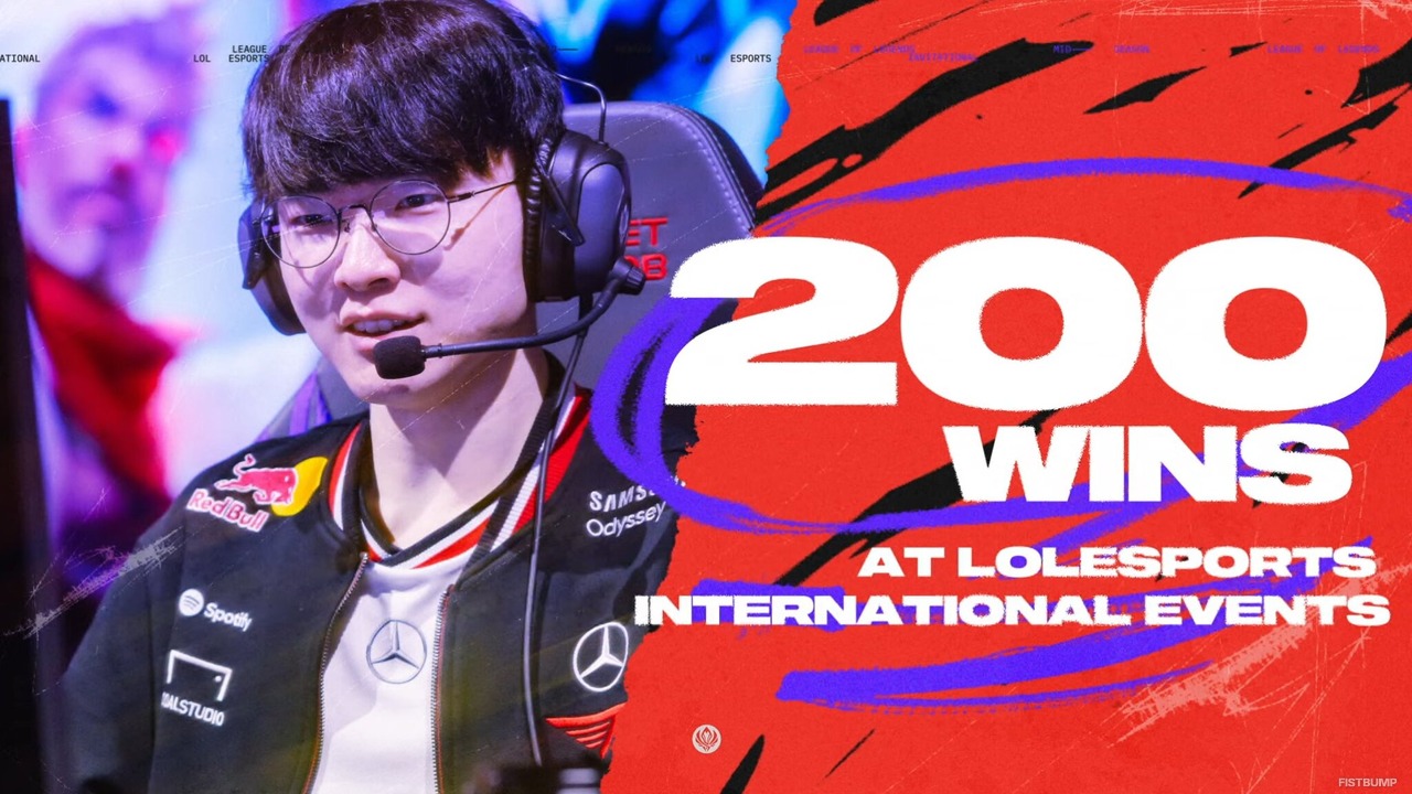 T1 Fakerが史上初となる国際戦200勝を達成！Worlds2024決勝の再戦は、T1が3-0で圧勝【MSI2025】