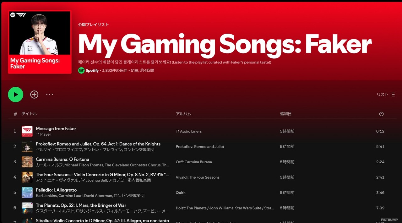 T1とSpotifyがコラボレーション―Faker、Gumayusiらが選曲したプレイリストが公開！