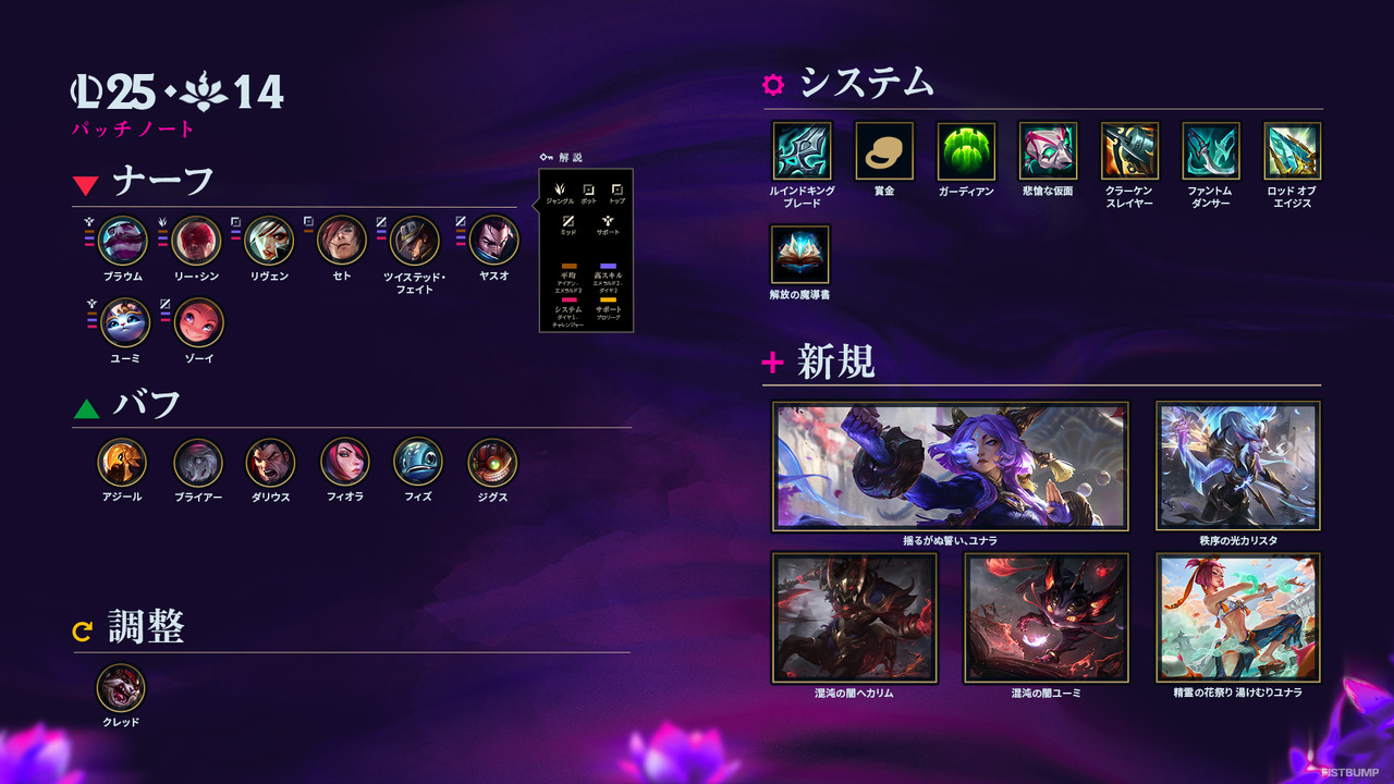 【LoL パッチノート25.14公開】新チャンプ「ユナラ」登場！ クレッドのミニリワークやチャンピオン・アイテム調整も多数の大規模パッチに【リーグ・オブ・レジェンド】