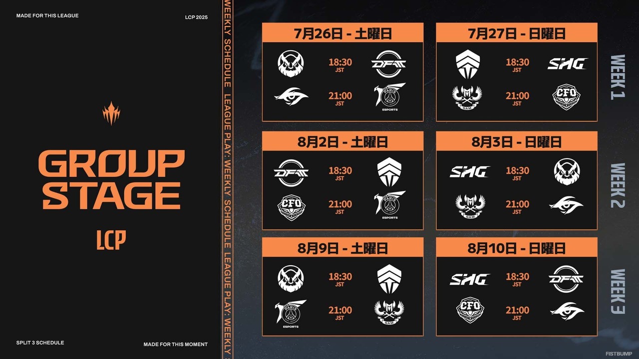 「LCP 2025 Season Finals」が7月26日（土）開幕！大会フォーマット・スケジュール・視聴方法ひとまとめ【リーグ・オブ・レジェンド】