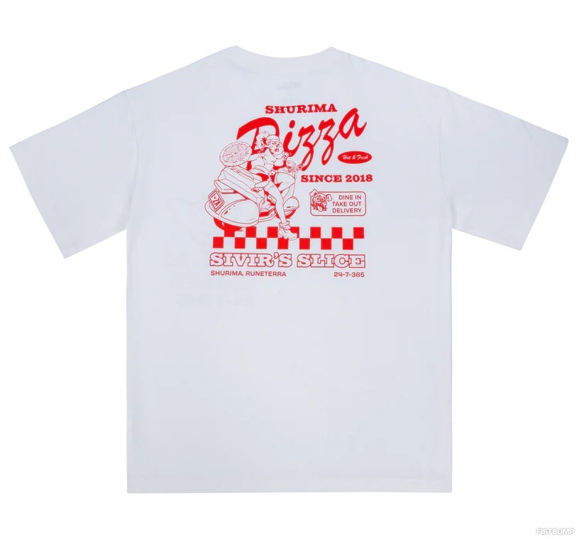 『LoL』モチーフのTシャツ6種が発売―「精霊の花祭り」アーリ&キンドレッド、「宅配ピザ シヴィア」「アカリ・キッチン」などユニークな逸品も