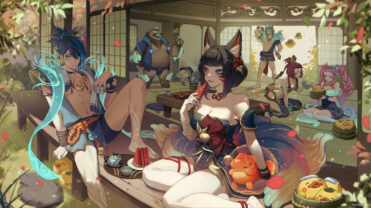 「アーリの化粧水」「ティーモの温泉の素」など『LoL』×温泉グッズがもらえるキャンペーンが開催！♨️湯けむり♨️をテーマにした「オリジナル壁紙」も配布中