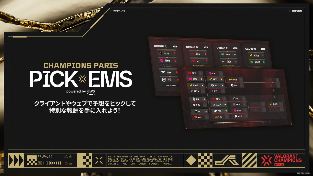 日本からはLaz登場―ピッケムの正しさでストリーマーを勝利に導く新要素「ファクション」登場…Champions Paris ピッケムがスタート【VALORANT】
