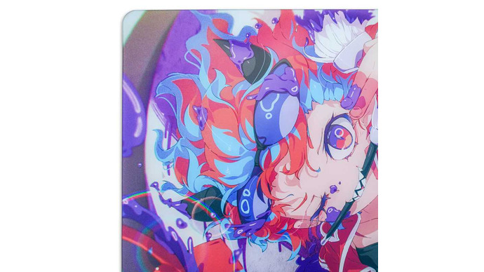 ふもっふ × ムラッシュゲーミングのコラボマウスパッド、通常販売を開始…ムラッシュくんが際立つガラス製 画像