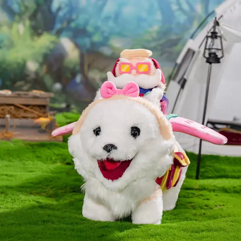 空飛ぶコーギーにのったかわいいコーキ―「コーギーコーキ ローズ