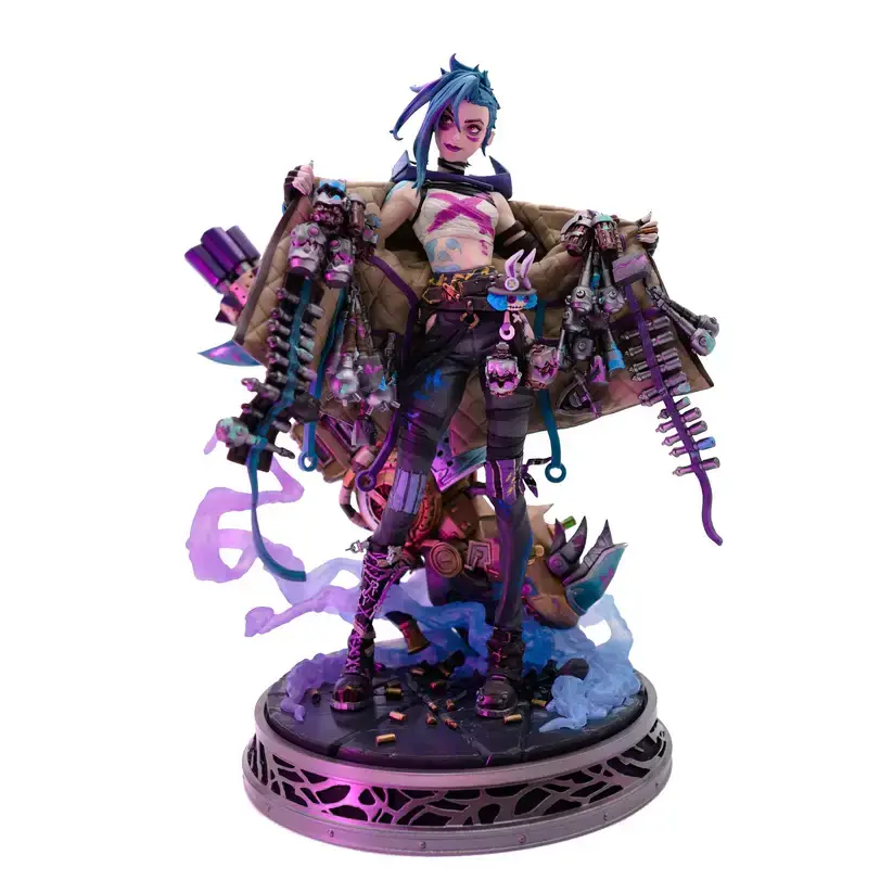 ARCANE League of Legends アーケイン ジンクス スタチュ アーケイン ジンクス」ハイクオリティな1/7スケールのスタチューがRiot