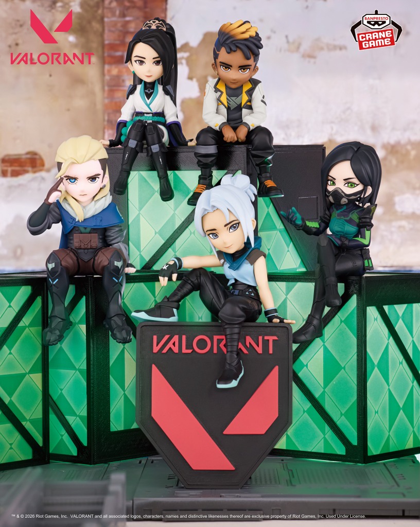 VALORANT』エージェントでデスクをにぎやかに！クレーンゲームに登場