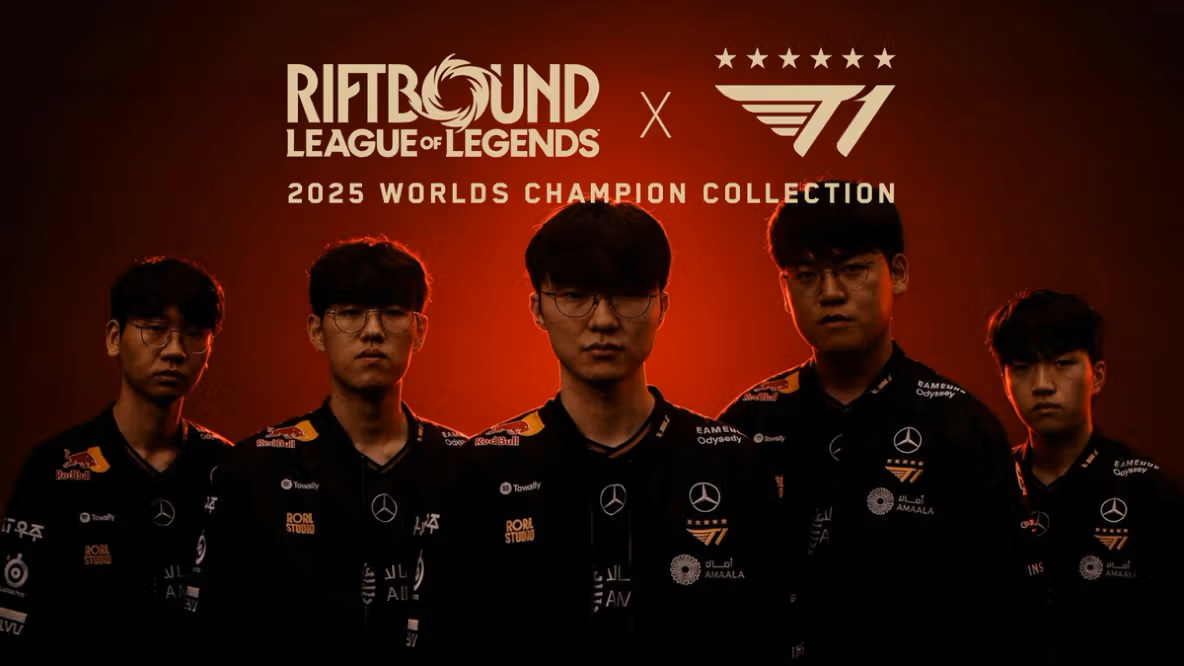 あの「T1」Worlds優勝メンバーが実物のカードに！TCG『Riftbound