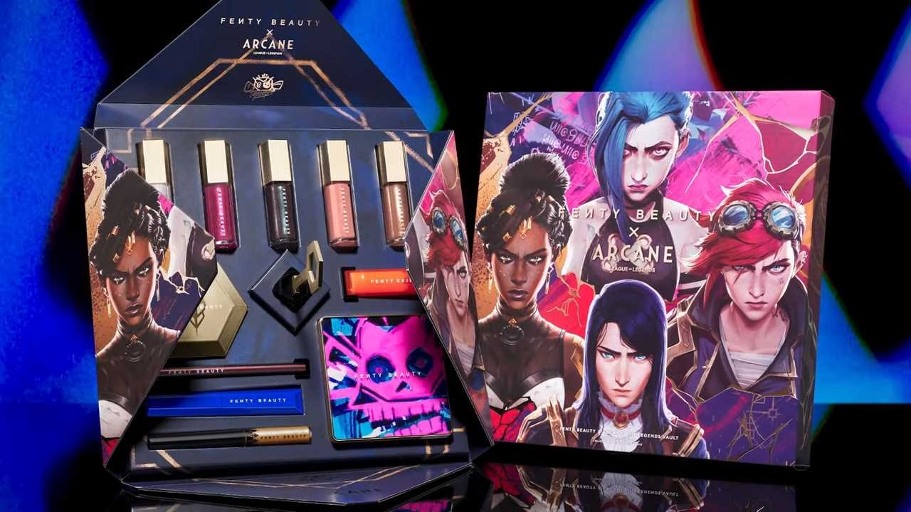 フェイスカラー FENTY BEAUTY KILLAWATT: Arcane Quad アーケイン』がコスメブランド「Fenty Beauty」とコラボ！ジンクスや