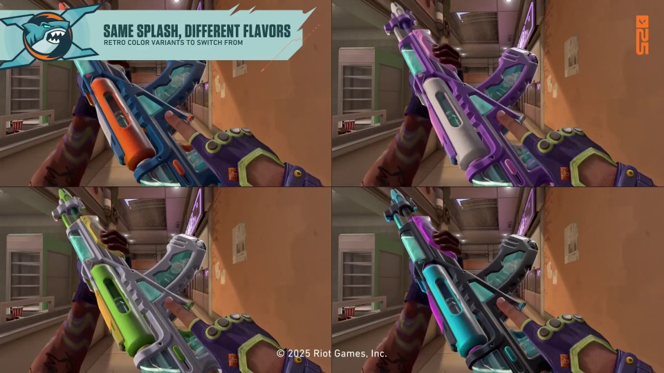 VALORANT』新スキン「スプラッシュX」ゲームプレイ映像お披露目―ぽよぽ