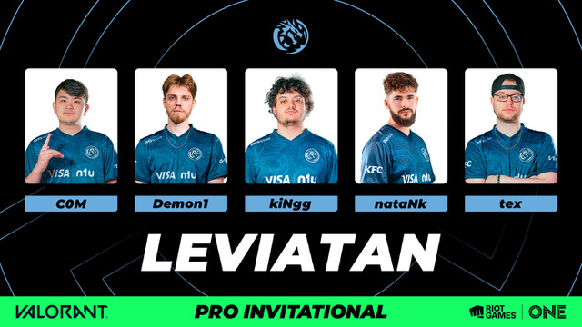 Leviatánが「Riot Games ONE」に挑む新ロスターを発表！「VALORANT PRO INVITATIONAL」に出演するチーム、選手が出揃う 画像