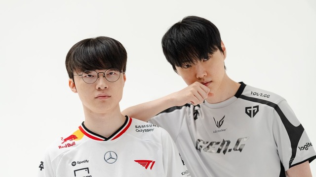 FakerとChovyの写真に“合成疑惑”が浮上...？EWC公式が“証拠写真”を公開し完全否定、ちゃんとそこにいる 画像