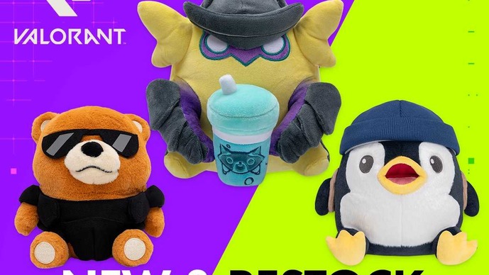待望の「ウィングマン」ぬいぐるみがRiot Store Japanに登場！戦略ベア&ペンギンのダンの在庫も復活【VALORANT】