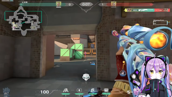 Lazが紫宮るなに“チェンバーの使い方”を伝授！“強いピーク”やランデブーの位置など「VSPO! SHOWDOWN 2026」に向けて基本を学ぶ