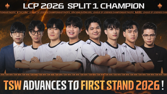 TSWが3-0でベトナム勢初のLCP王座に！SHGは日本勢過去最高の3位、ベスト3はすべて異なる地域のチームに【LCP 2026 Split1】