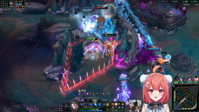 本田翼が『LoL』プラチナに到達！自身のインスタで報告、「LTK」終了後も“夢野あかり”とのデュオで実力を高め続けていた