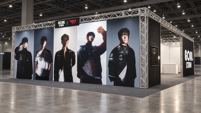 「T1 × GOALSTUDIO」ブースがTGS2026に出展―T1公式ユニフォームや韓国代表ユニフォームを販売