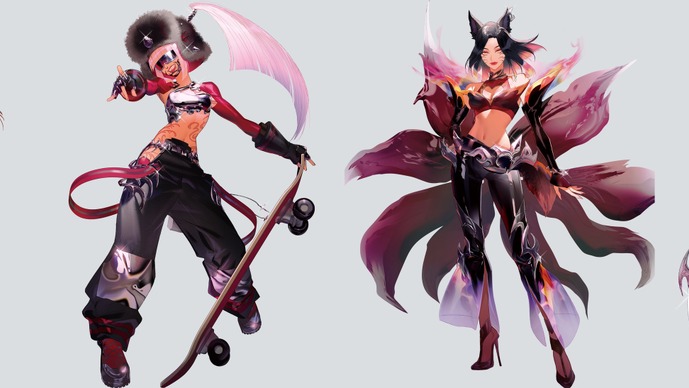K/DA「FIRESTARTER」イラストレーター・冨士原良が手掛ける【リーグ・オブ・レジェンド】