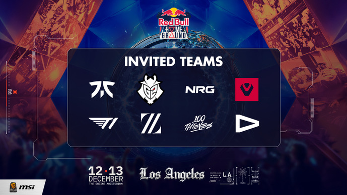 LOUD・100T参戦！Red Bull Home Ground 2026の招待8チームが確定【VALORANT】