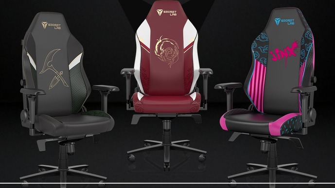 Secretlab × Riot Games コラボチェアがストアに登場！「ジンクス」チェアや「ウィングマン」ピローなど豊富なラインナップ