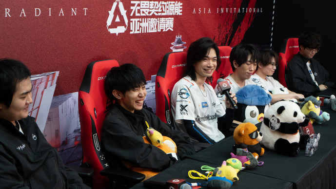 【合同インタビュー】DFMが決勝進出！「僕らはチャレンジャーとして来たけど、チャンピオンになって帰る」Akameのアツい意気込みや“SSeeS節”が炸裂【VALORANT Radiant Asia Invitational】