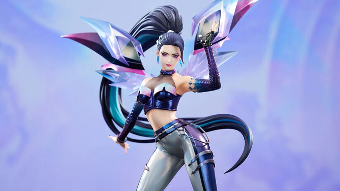 「K/DA ALL OUT カイ＝サ」スタチューの予約販売がスタート！こだわった塗装でスキンの光沢や質感を再現【リーグ・オブ・レジェンド】