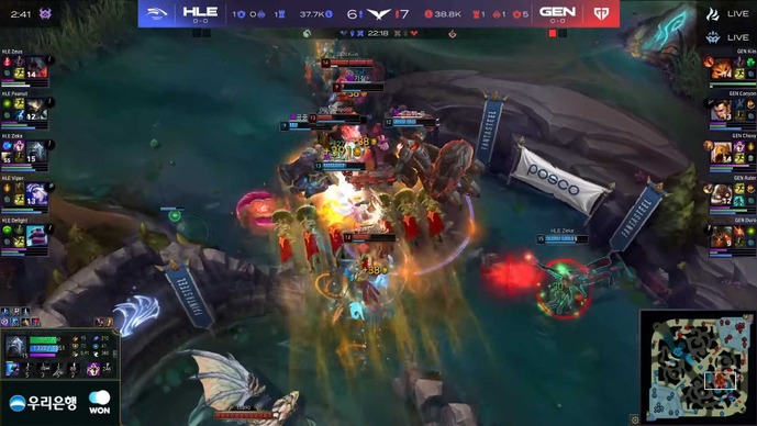 【LCK開幕戦】First Stand王者「HLE」まさかの惨敗…Gen.GがChovyの圧巻パフォーマンスでストレート圧勝、観客席にはILLITミンジュの姿も！