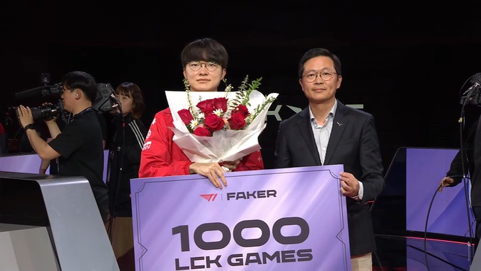 Fakerが前人未到の「LCK」1,000試合出場を達成！レジェンドがまた一つ大記録を打ち立てる！