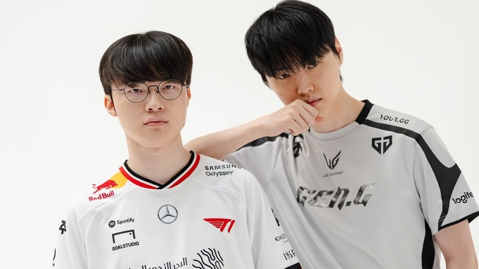 FakerとChovyの写真に“合成疑惑”が浮上...？EWC公式が“証拠写真”を公開し完全否定、ちゃんとそこにいる