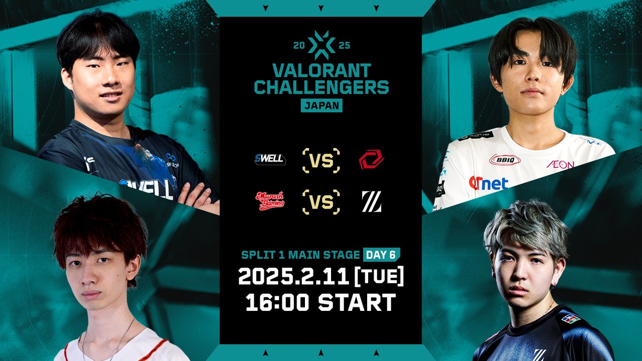 SGとムラッシュが共に2-1で生き残る―BCSとZETA ACはトーナメント敗退【VALORANT Challengers Japan 2025】