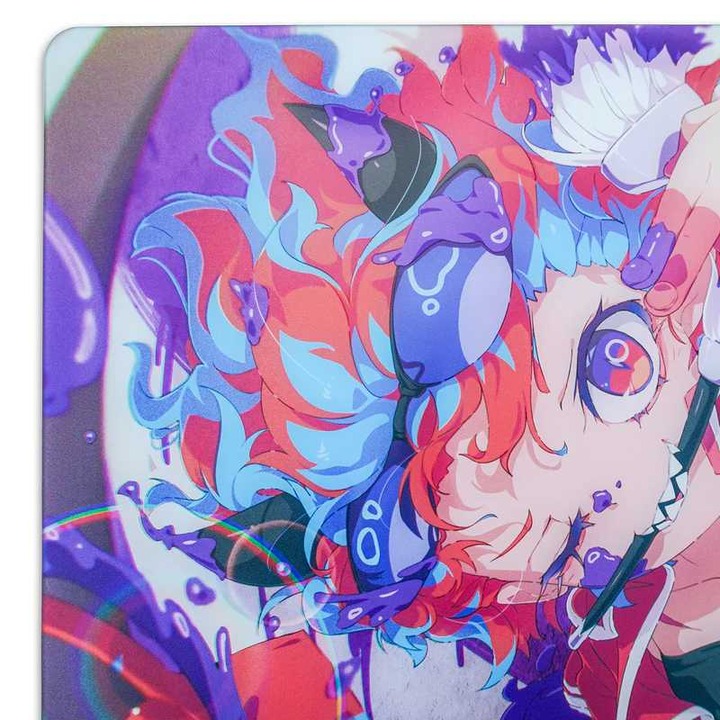 ふもっふ × ムラッシュゲーミングのコラボマウスパッド、通常販売を開始…ムラッシュくんが際立つガラス製