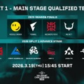 Challengers Japan 2026 Split 1 Main Stageが3月19日より開幕！常連の強豪チームからプレミアを勝ち上がった新進気鋭のチームまで目白押し【VALORANT】