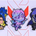 ネオン、クローヴ、オーメンの人気スプレーがピンバッジに！Riot Store Japanにて新登場【VALORANT】