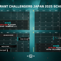 【VALORANT Challengers Japan 2025】Split 1 Advance Stageの対戦表が公開…サーキットポイント制度、全体スケジュールなどフォーマットをおさらい