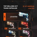 VCTチームスキンの売上ランキングが公開―T1、EDG、TH、LEVがそれぞれ首位、日本チームもランクイン