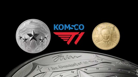 T1 Faker、造幣局とコラボ…公式記念メダルが発売、金と銀に偉業が刻まれる 画像