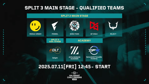 アセンションに続くSplit3 Main Stageが7月11日（金）いよいよ開幕！スケジュールや出場チーム、オフライン情報などまとめておさらい【VALORANT Challengers Japan 】