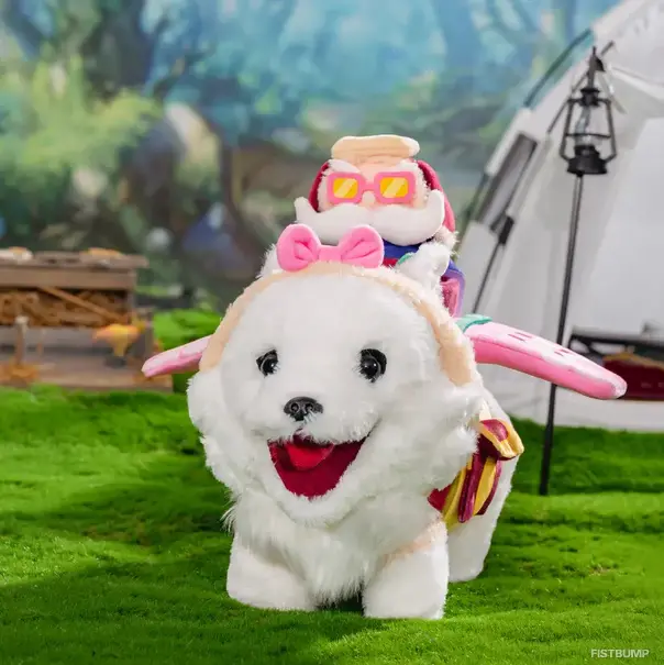 空飛ぶコーギーにのったかわいいコーキ―「コーギーコーキ ローズクォーツ クロマぬいぐるみ」がRiot Store Japanにて新登場！ 【リーグ・オブ・レジェンド】