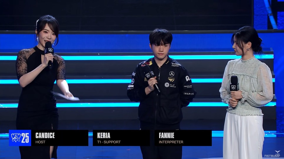 T1が100T相手に2-0で勝利し、スイスステージ最終戦へ！Keria「明日すぐ試合なのでコンディション管理をしっかりやりたい」【Worlds 2025インタビュー翻訳】