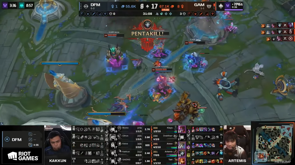 超絶レア「1試合に2度のペンタキル」が2度も発生―LoL Esportsの歴史が動いた一週間、強力なBOTメタを象徴か