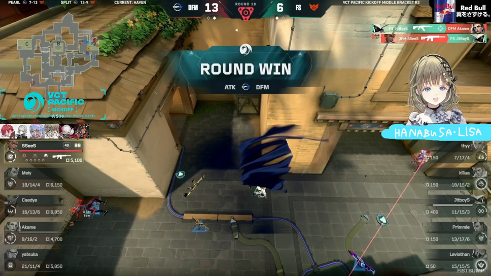 ついに揃った！葛葉が“たかし応援隊”に合流―全力応援に背中を押されたDFM、FSに2-1で逆転勝利を果たす【VCT Pacific】